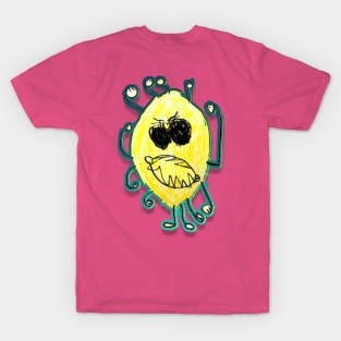 Crazy Lemon with neon highlights T-Shirt